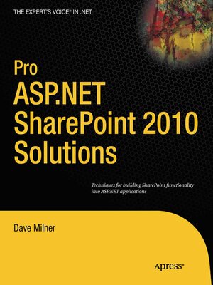 cover image of Pro ASP.NET SharePoint 2010 Solutions
